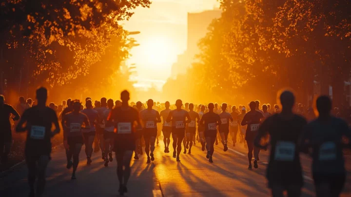 de marathon na je doop lopen we samen